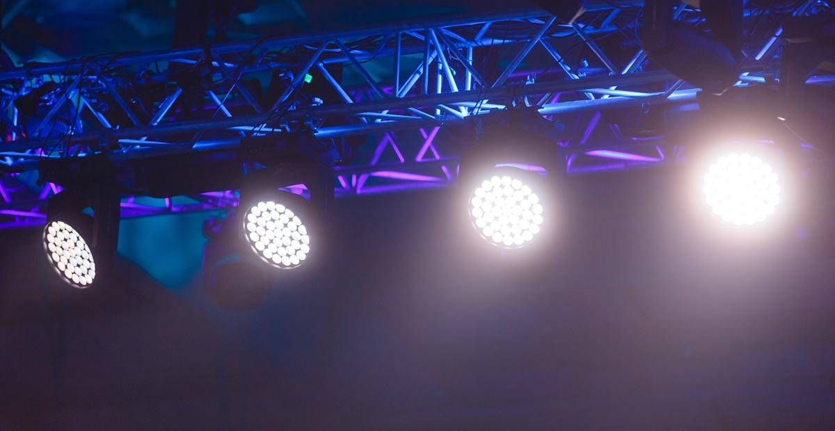 Event Lighting Setup